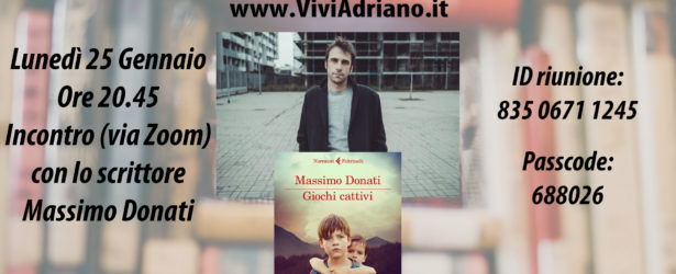 25 Gennaio – Incontro con Massimo Donati