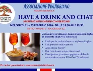 Have a drink and chat! 8 e 22 aprile 2026
