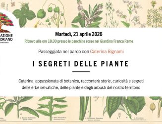 Passeggiata nel parco 21 aprile 2026 ore 18:30