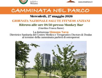 Camminata nel parco 27 maggio 2026 ore 18:30