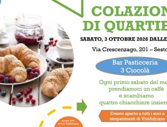 COLAZIONE DI QUARTIERE 3 OTTOBRE