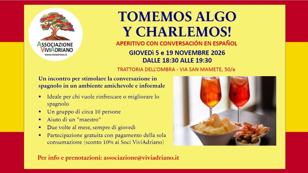 aperitivo spagnolo NOVEMBRE 26