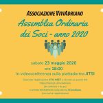Assemblea soci 2020 Assemblea soci 2020 locandina - Associazione ViviAdriano