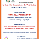 Festa delle Associazioni Festa delle Associazioni settembre 2019 Municipio 2 locandina - Associazione ViviAdriano (fronte)