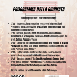 Programma P. Rossa Panchina Rossa giugno 2019 locandina - Associazione ViviAdriano (retro)